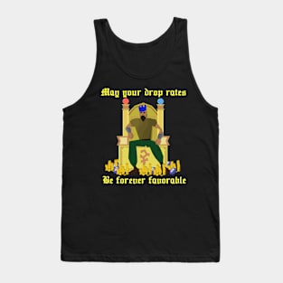 Old School Runescape Drop Rates Tank Top